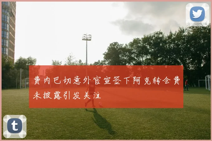 费内巴切意外官宣签下阿克转会费未披露引发关注